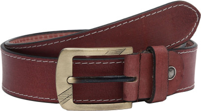 

Hawai Men Brown Genuine Leather Belt