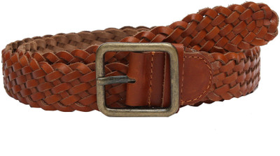 

Hawai Men Brown Genuine Leather Belt