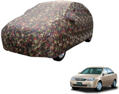 Millionaro Car Cover For Chevrolet Optra (With Mirror Pockets)(Multicolor)