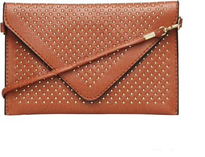 Harp Casual Brown Clutch