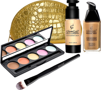 

GlamGals Face Makeup Essential (Pack of 5)(Set of 5)