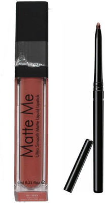 

JEFFY Matte Me 24Hr Stay Ulta Smooth Lip Cream 413 Red - 6 Ml(Set of 2)
