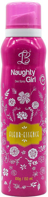 

LB Naughty Girl Fleur Essence Deodorant Spray - For Women(150 ml)