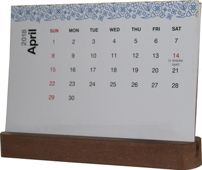 

Royal Decor 1 Compartments MDF Calendar Holder - cum - Photo Frame(Brown)