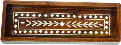 

ARZ 1 Compartments Wooden Designer Wooden Pencil Box(Brown)