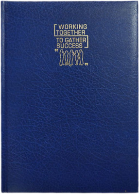 

La kaarta A5 Notebook(Working Together Blue Pvc Notebook Vera B5 Notebook, Blue)