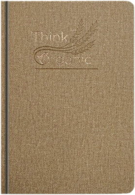 

La kaarta A5 Notebook(Think Organic Theme Pu Notebook A5 Size, Brown)