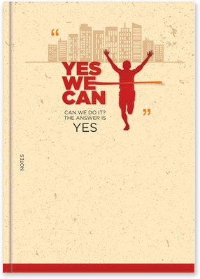 

La kaarta A5 Notebook(Yes We Can Fawn Notebook A5 Size, Multicolor)