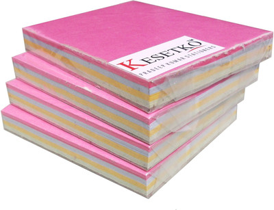 

KESETKO Mini Writing Pad(Writing Scrap Pad Multi Colour, Multicolor, Pack of 4)