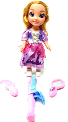 

Akrobo Doll With Moving Body Parts and Hair Accessory(Purple)