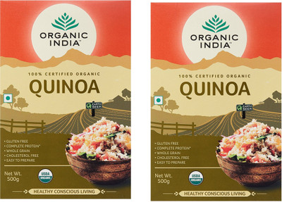 

Organic India Quinoa Seeds(500 g, Pack of 2)