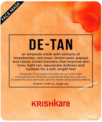 

Krishkare De Tan Sheet mask(20 ml)