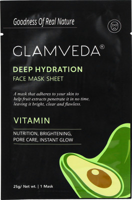 

Glamveda Deep Hydration Vitamin Face Mask Sheet(25 g)