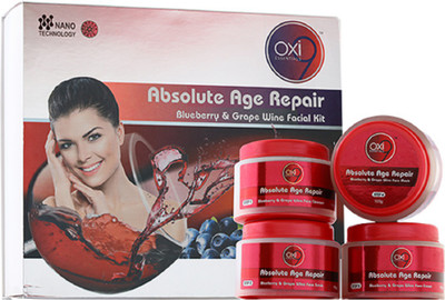 

Oxi9 Absolute Age Repair Blueberry & Grape Wine Facial Kit 400 g