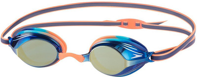 

Speedo VENGEANCE MIRROR GOGGLE JUNIOR - FLUO ORG/TURQ/BLUE MIRROR Swimming Goggles(Orange, Blue)