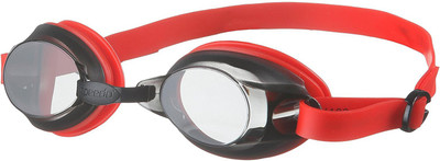 

Speedo JET V2 GOGGLE ADULT - RED/SMOKE Swimming Goggles(Red, Black)