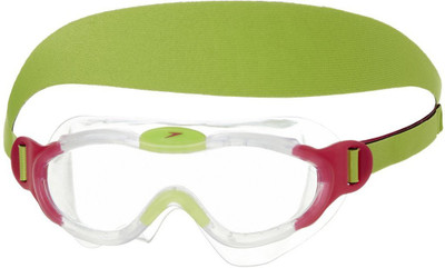 

Speedo SEA SQUAD MASK JUNIOR - PINK / GREEN Swimming Goggles(Pink, Green)