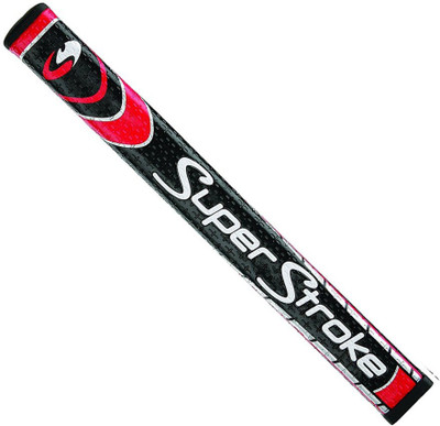 Super Stroke SuperStroke Flatso 1.0 Putter Grip Smooth Tacky(Black, Red, Pack of 1)