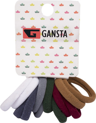 

Gansta 12 pcs Multi color rubber band set Rubber Band(White, Red, Multicolor)