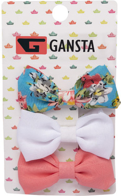 

Gansta 3 pcs Hair Clips Set Hair Pin(Pink, White, Multicolor)