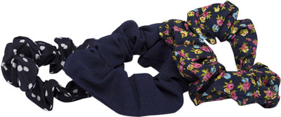 

Gansta 3 pcs printed Hair Scrunchie Head Band(Black, Blue, Multicolor)