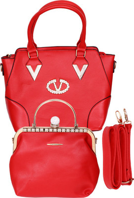 

Heureux Hand-held Bag(Red)