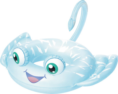 

DealBindaas Bestway Swim Ring, 34" (86cm) Animal Shaped Swim Tube Design Swimming Ring | For Kids Teen | Easy Inflatable | Easy To Store Inflatable Pool Accessory(Blue)