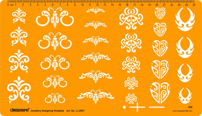 

LINOGRAPH Li-2001 Jewelry Design Template(Pack of 29)
