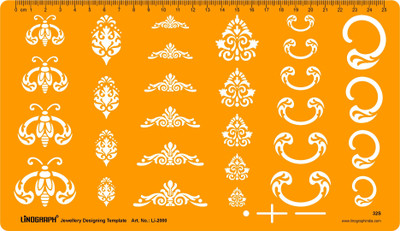 

LINOGRAPH Li-2000 Jewelry Design Template(Pack of 29)