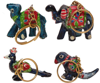 

The Rajasthali WOOD CRAFTED 4 DESIGNER Key Chain