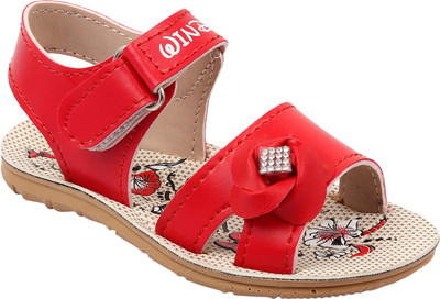 

WINDY Girls Velcro Flats(Red