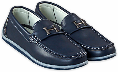

Manas Boys Slip on Loafers(Blue