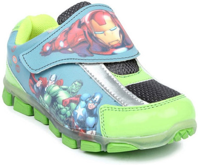 

Liberty Boys & Girls Velcro Running Shoes(Multicolor, Green