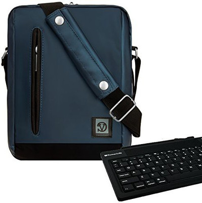 

Vangoddy 8 inch Laptop Messenger Bag(Blue)