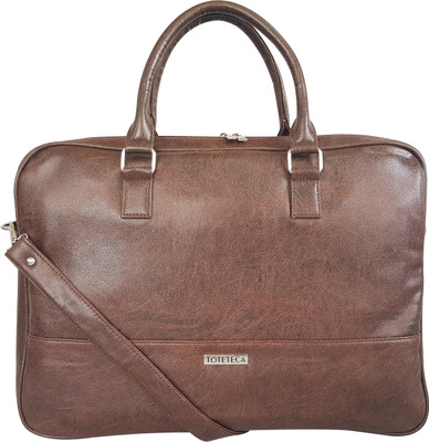 

Toteteca Bag Works 15.6 inch Laptop Messenger Bag(Brown)
