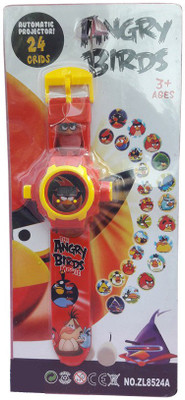 

Happiesta Angry Birds Omniverse Watch and 24 Images Projector(Red)