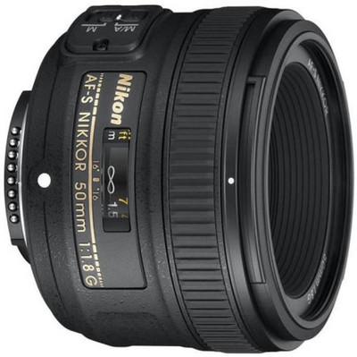 

Nikon AF-S NIKKOR 50mm f/1.8G Lens Lens(Black, 55)