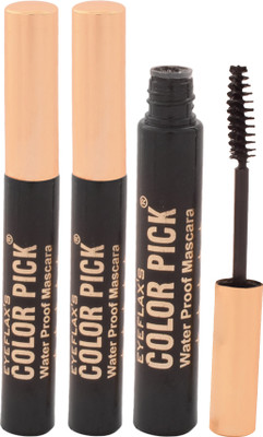 

Eyeflax's Colorpick Water Proof Mascara combo, Black 8 ml(Black)
