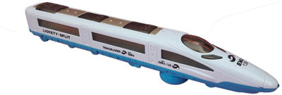 

Happiesta High Speed 3D Light Train Toy(White)