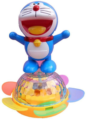 

Happiesta 3D Light Dancing Doremon with Bump and Go Action(Multicolor)