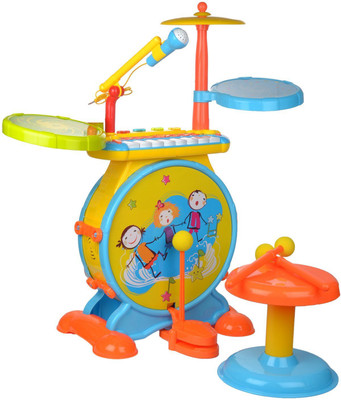Baoli Comdaq Electronic Drum Set with Stool(Multicolor)
