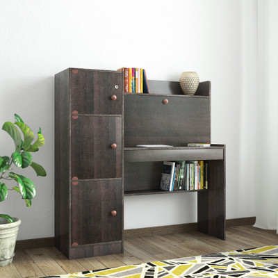 

RoyalOak Study Desk Engineered Wood Office Table(Free Standing, Finish Color - Honey Brown)