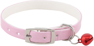 

Sri SRI High Quality Solid Adjustable Shining Collar With Bell For Puppy And cat Embellished Dog & Cat Collar Charm(pink, Other)