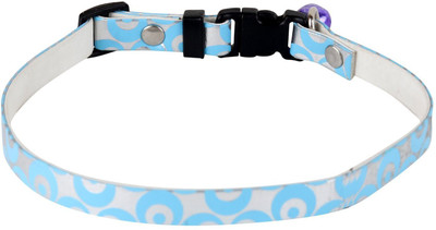 

SRI Durable Adjustable Printed Soft Dog Collar for Puppy and Cats Embellished Dog & Cat Collar Charm(Blue, Other)