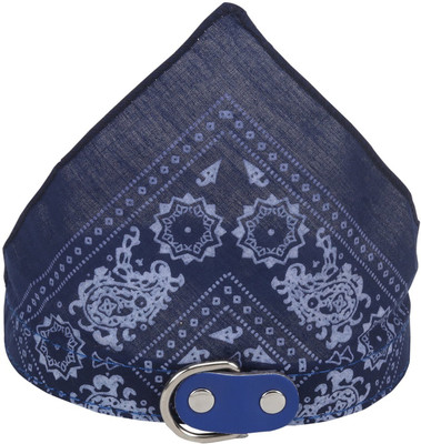 

Sri SRI High Quality Solid Adjustable Stylish Neck Scarf Collar For Puppy And Young Dog Embellished Dog Collar Charm(Blue, Other)