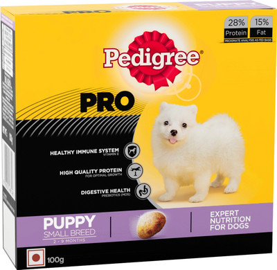 

Pedigree PRO-Food for Puppy Small Breed, 2-9 months Chicken 100 g Dry Dog Food