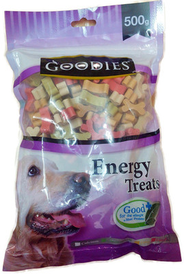

Goodies Goodies Best Selling Energy Treats Cut Bone All in one For Dogs By Pawsitively Pet Care - 500 GM Chicken Dog Treat(500 g)