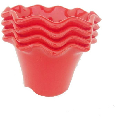 

Adaspo Plastic Pot Plant Container Set(Pack of 4, Plastic)