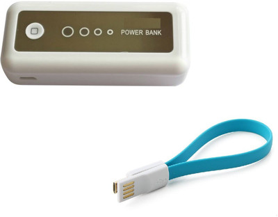 SUPER 6000 mAh Power Bank 128786, Fast charging Smart Feature Multicolor, Lithium ion