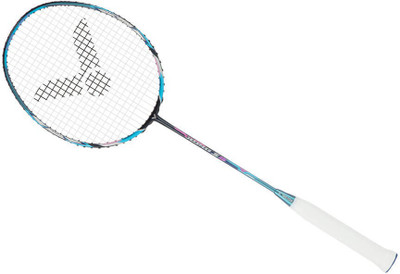 

Victor Jet Speed 12-M Speed Series Professional Badminton Racket 2018 (JS-12-M-4U) Multicolor Unstrung Badminton Racquet(G5 - 3 Inches, 85 g)